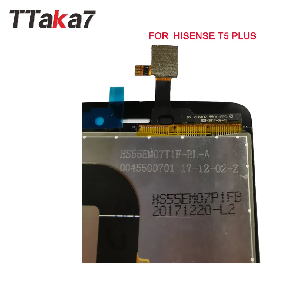 Для Hisense T5 Plus ЖК дисплей с кодирующий преобразователь сенсорного экрана в сборе