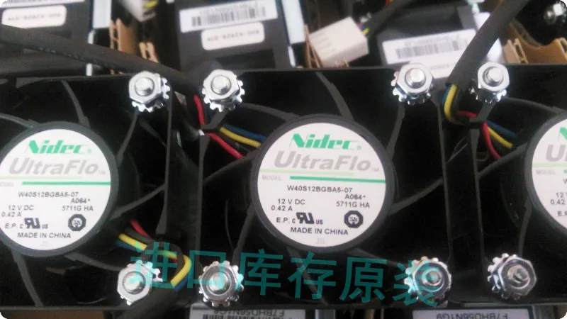 

NIDEC 4cm W40S12BGBA5-07 4028 12v 0.42a wire cooling fan