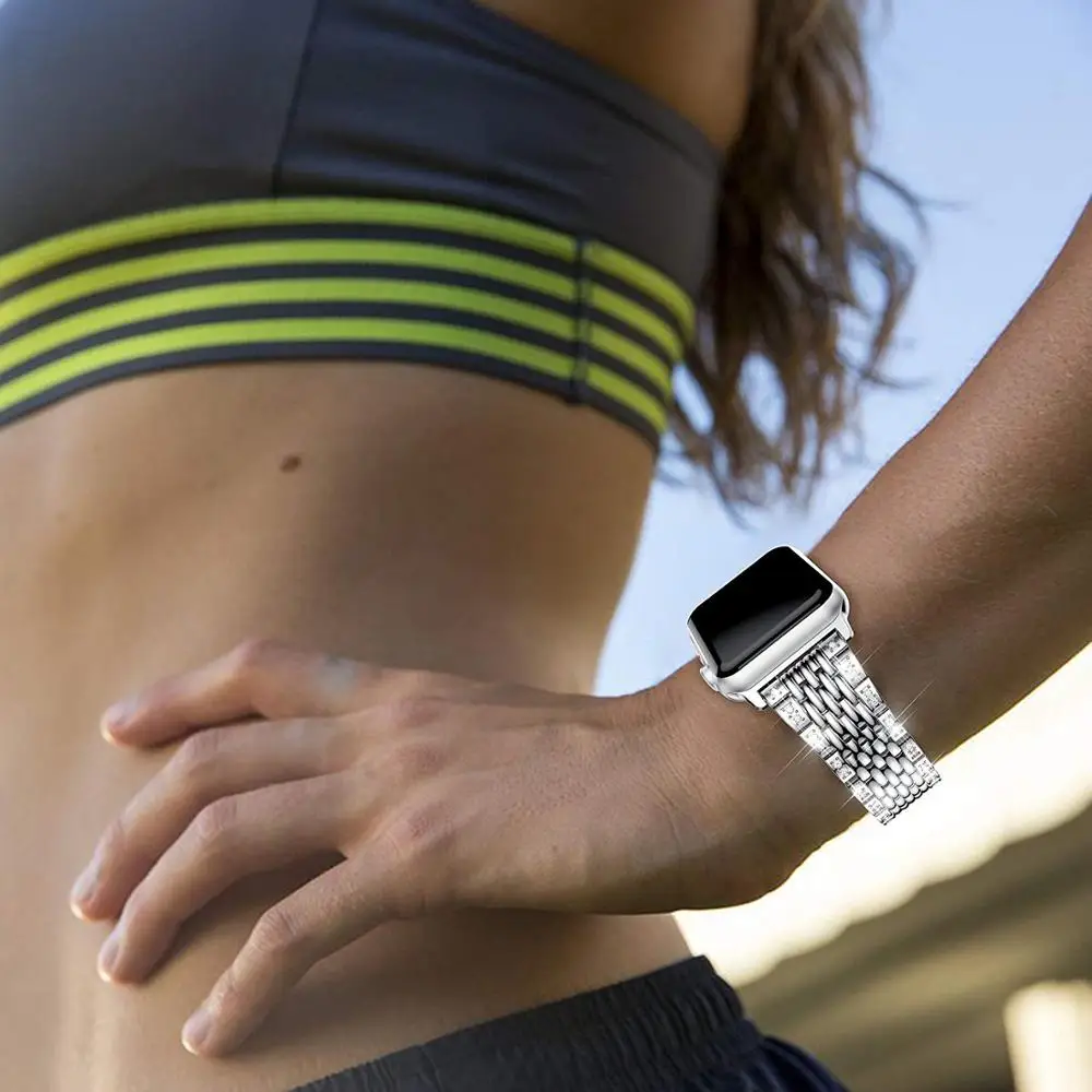 Наручных часов Apple Watch версии металлический браслет из нержавеющей стали ремешок