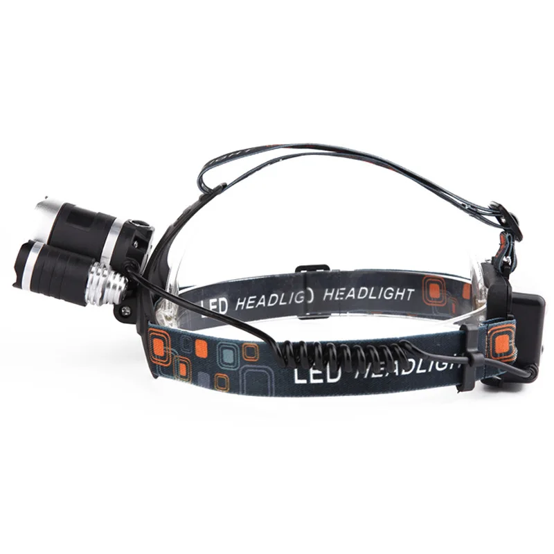 CREE светодиодный налобный фонарь XM L T6 + 2 * XPE головной для кемпинга походов