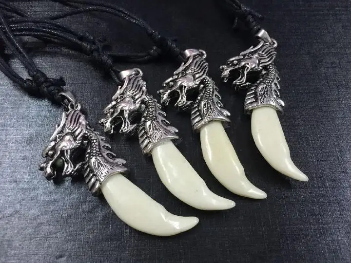 

10 PCS Chinese Lucky Dragon Jewelry Attractive Trendy Rock Necklace