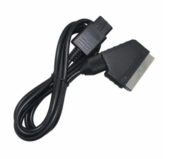 A/V ТВ Видео игра кабель RGB Scart для Nintendo SNES Gamecube N64 консольный 50 шт./лот Быстрая