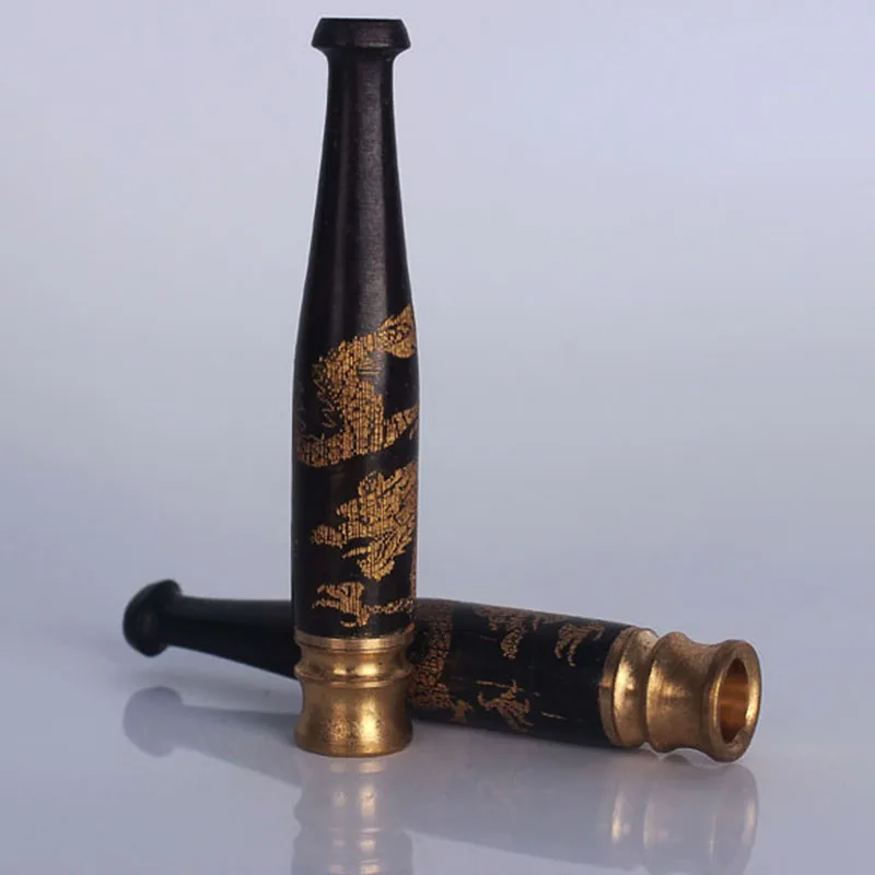 2019 Новый многоразовый мешок ручной работы черное дерево резной дракон дыма