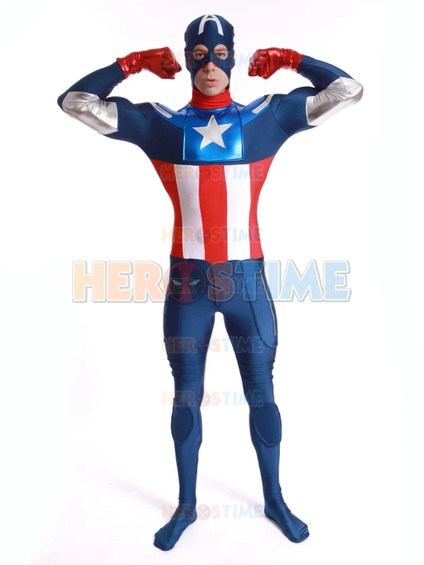 Мужской костюм Капитана Америки Мстители взрослый эра Альтрона Стив Роджерс