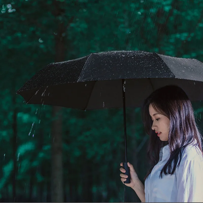 Xiaomi Automatic Umbrella Sunny Rainy Aluminum folding Windproof Waterproof UV Man Tous Woman Summer Winter Parasol | Дом и сад