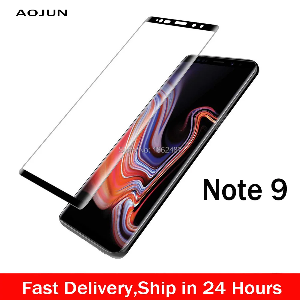 Закаленное Стекло для samsung Galaxy Note 9 S9 плюс 3D Экран протектор защитная пленка|glass for