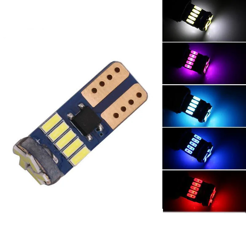 1 шт. T10 W5W led canbus 194 168 5730 t10 Canbus без ошибок 12 В автомобильные лампы индикатор