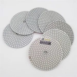 Шлифовальные диски SHDIATOOL, профессиональные диски для сухой и влажной полировки с белыми алмазами, диаметр 100 мм, 7 шт.компл., 4 дюйма