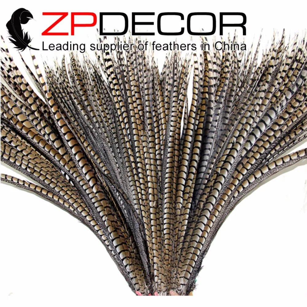 

ZPDECOR 36-40 дюймов (90-100 см) 10 шт./лот натуральные женские перья из хвоста фазана для карнавала украшение для головного убора