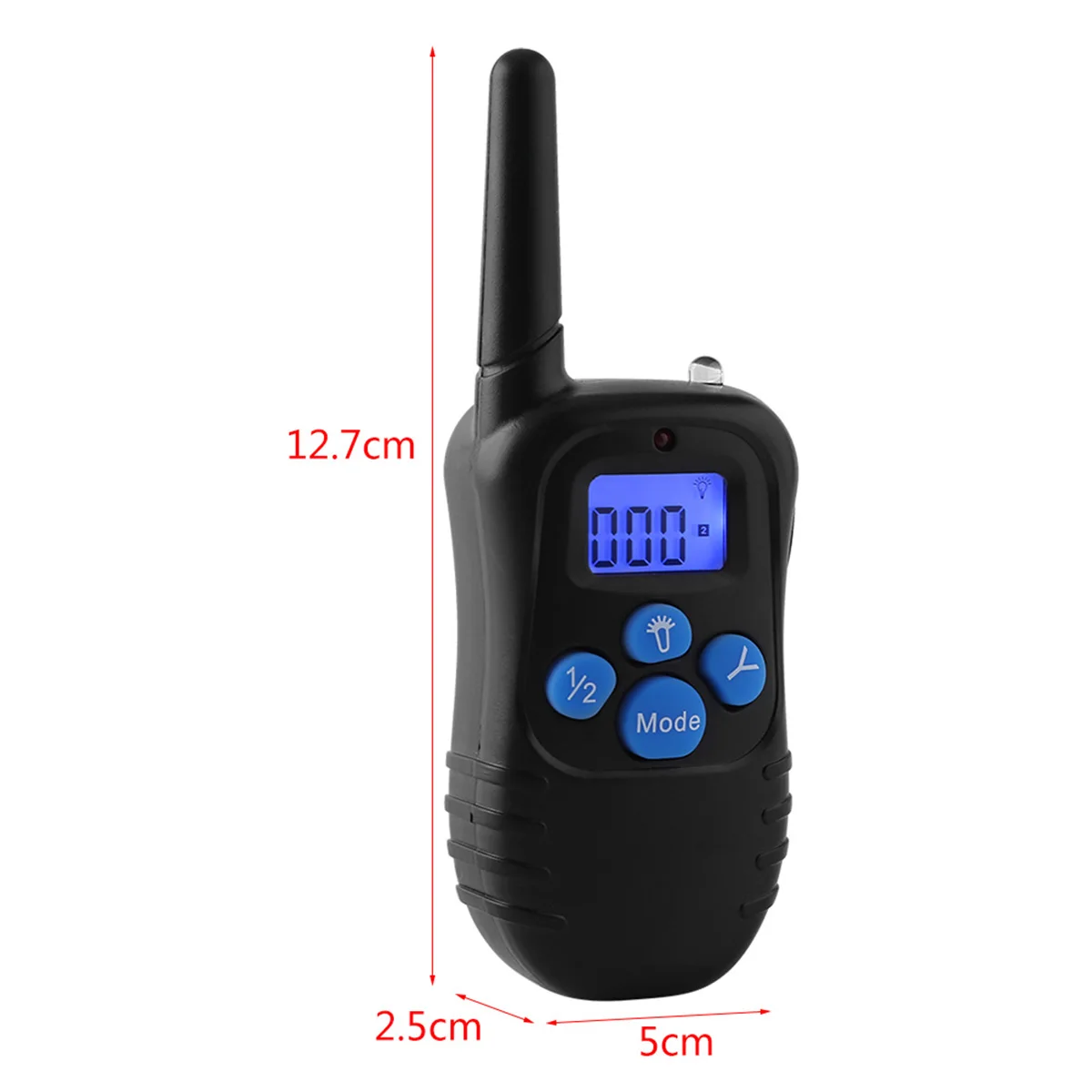 

Remote Control Dog Shock Training Collar Pet Waterproof Anti-bark Collar with 4 Modes Sound/Vibration Blue Screen Pet Trainer