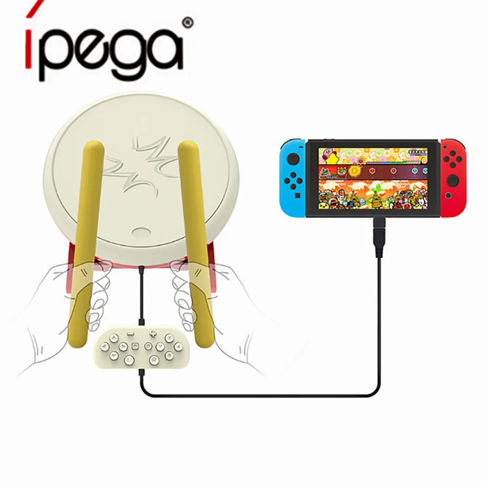 Контроллер барабана для Nintendo Switch видео игры барабан мастер контроллер датчик