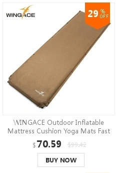 WINGACE наполнение 600 г утиный пух открытый спальный мешок для взрослых Кемпинг туристический альпинистский походный конверт Ультра лёгкий спальный мешок