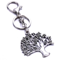 tree of life shape keychain handmade stainless steel gift private custom for lovers friends a variety of styles