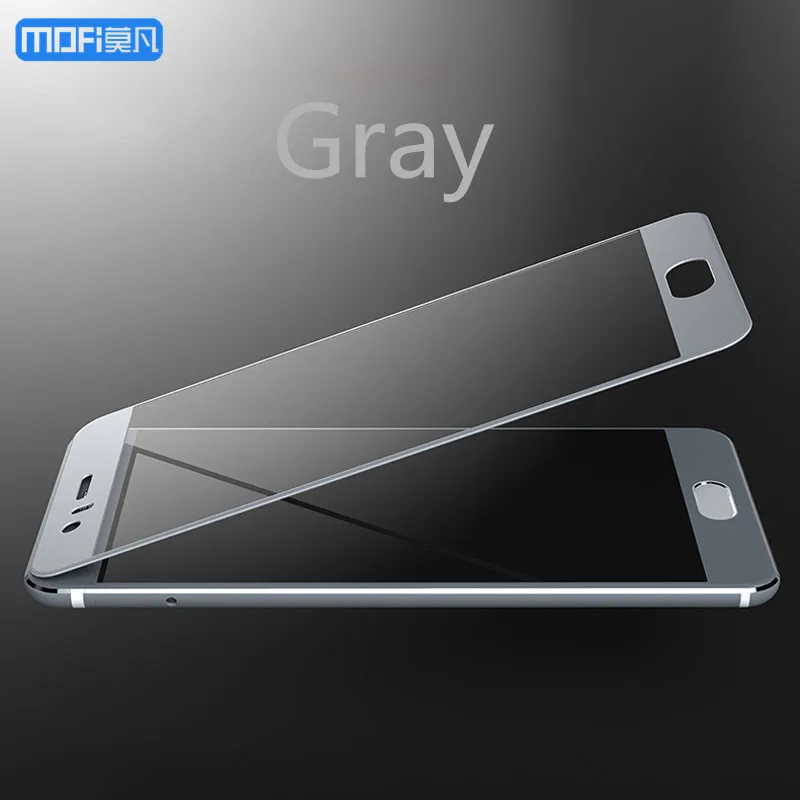 

For Huawei honor 9 glass tempered glass gray MOFi for huawei honor 9 screen protector blue gold 2.5D full cover honor9 5.15"