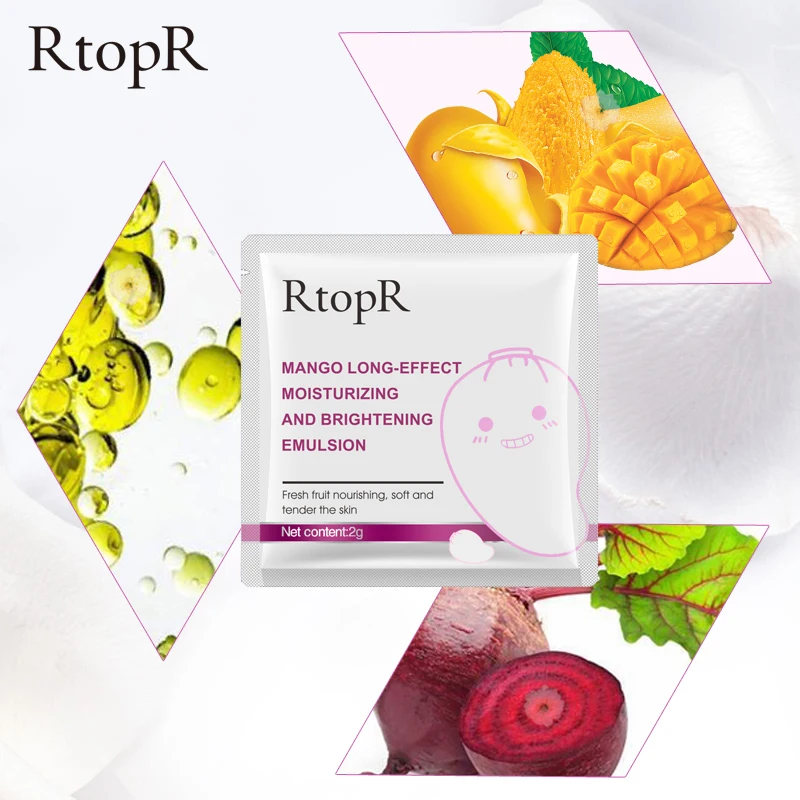 

30pcs/lot Face Anti-Aging Anti Winkles Hyaluronic Acid Mango Effect Emulsion Deep Hydrating Whitening Skin Care Beauty Emulsion
