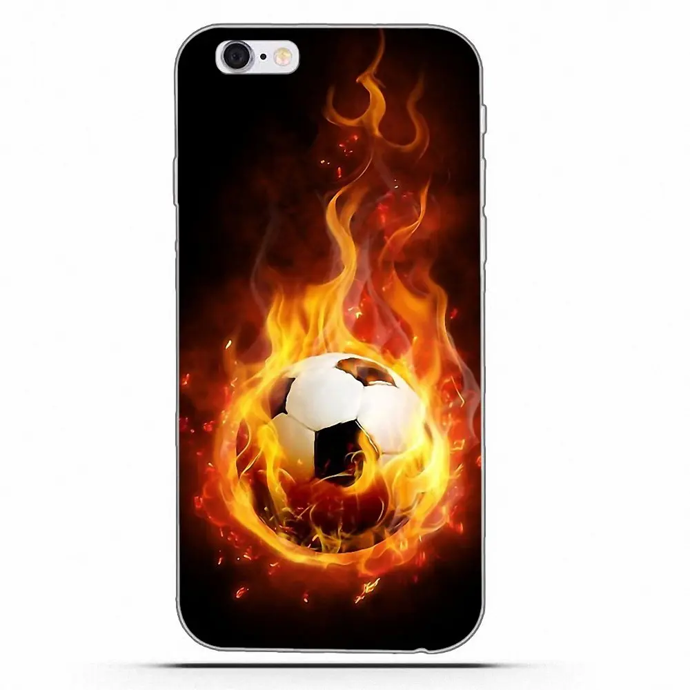 Мягкий силиконовый прозрачный чехол из ТПУ для футбола Huawei G7 Y6 II Y7 Xiaomi Redmi Note 2 3 5 Mi 4