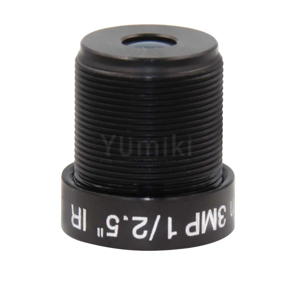 Yumiki 3,0 Megpixel M12 MTV 2,8 мм 3MP HD CCTV Камера объектив ИК HD Безопасности Камера объектив фиксированной диафрагмой