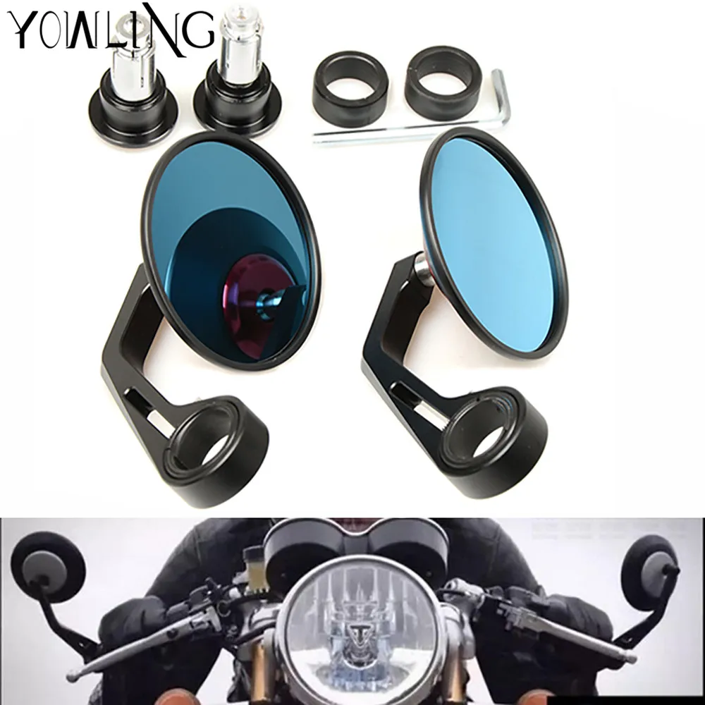 

Rearview Mirror Handle Bar End Mirror Rear Side Mirrors For Honda CB 599 919 400 CB600 HORNET CBR 600 F2 F3 F4 F4i 900RR PCX125