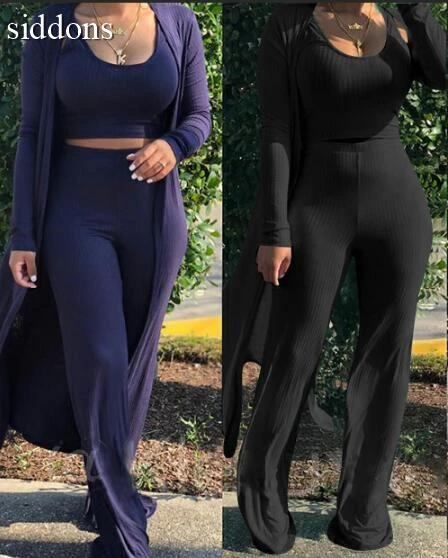 Новинка 2019 г. Лидер продаж костюм с широкими штанинами модный однотонный