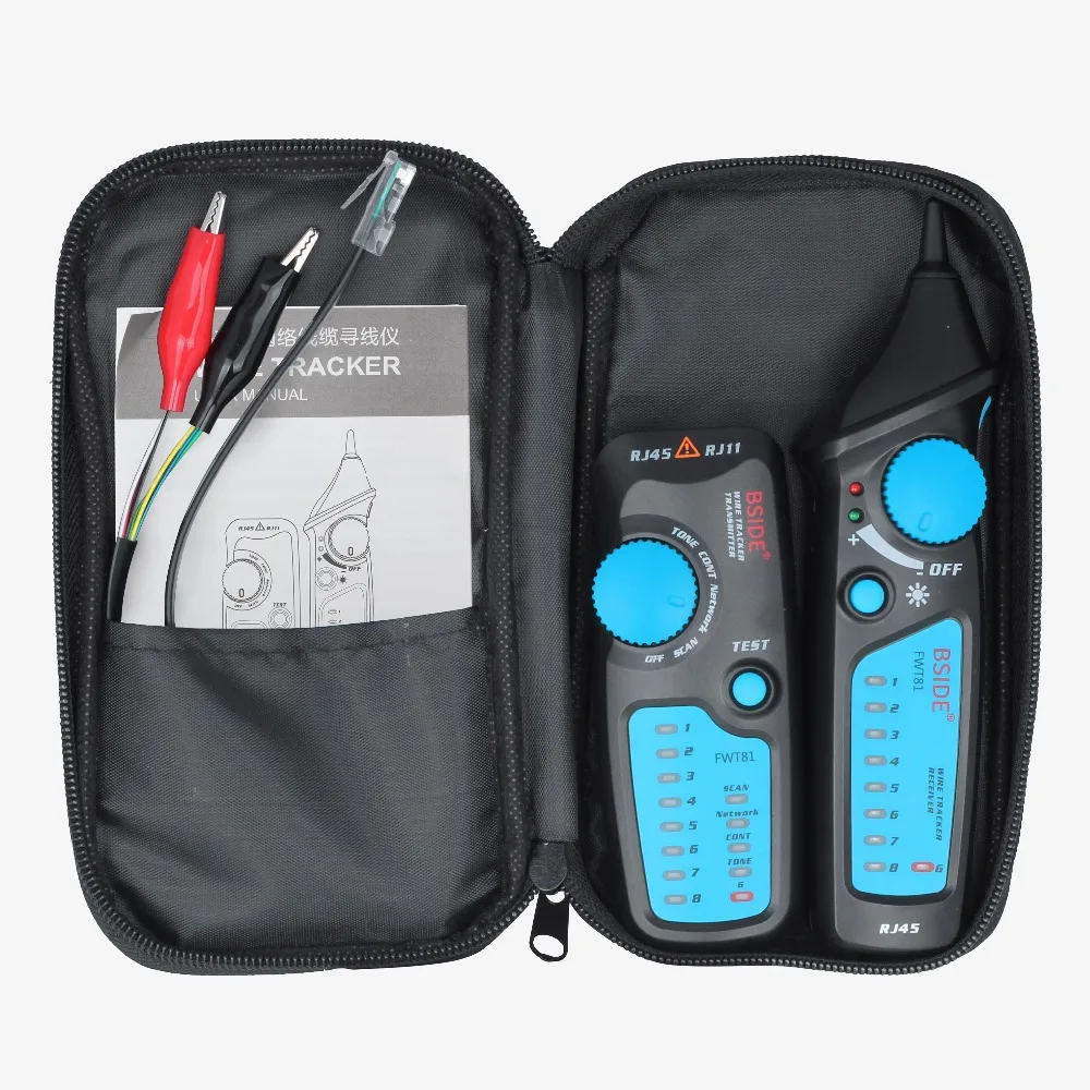 BSIDE FWT81 сетевой Ethernet кабель LAN тестер трекер Телефон RJ45 RJ11 провод usb детектор