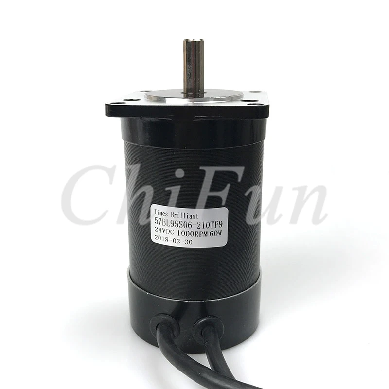 Бесщеточный электродвигатель постоянного тока 57BL95S06 210TF9 57 DC24V 60 Вт 1000 об/мин 0.6N.M