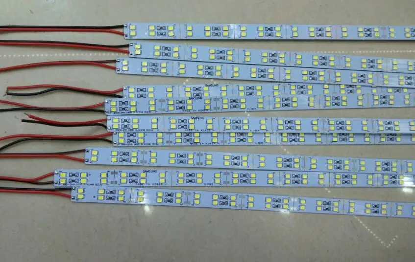 Адвокатского сословия СИД светильник 2835 0,5 м 72led/за штуку жесткий адвокатского сословия СИД светильник двойная линия 12В СИД полоса жесткая светильник