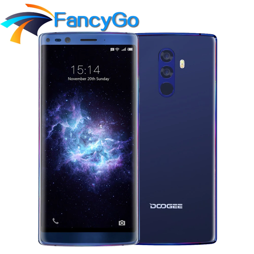 DOOGEE Mix 2 Android 7 1 4060 мАч Helio P25 Восьмиядерный 6 г + 64 смартфон 5 99 дюймов Full HD Дисплей 16 0 13