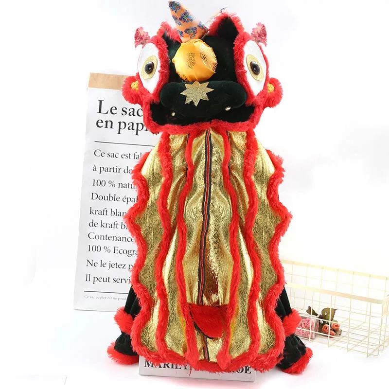 Классический китайский комбинезон для собак в форме льва высокое качество