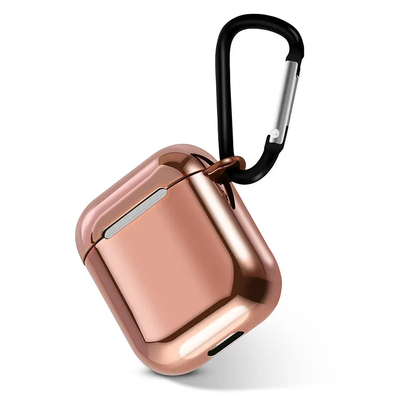 Защитный чехол из ТПУ с покрытием для Airpod 1 и 2 ударопрочный Apple Air Pods зарядный