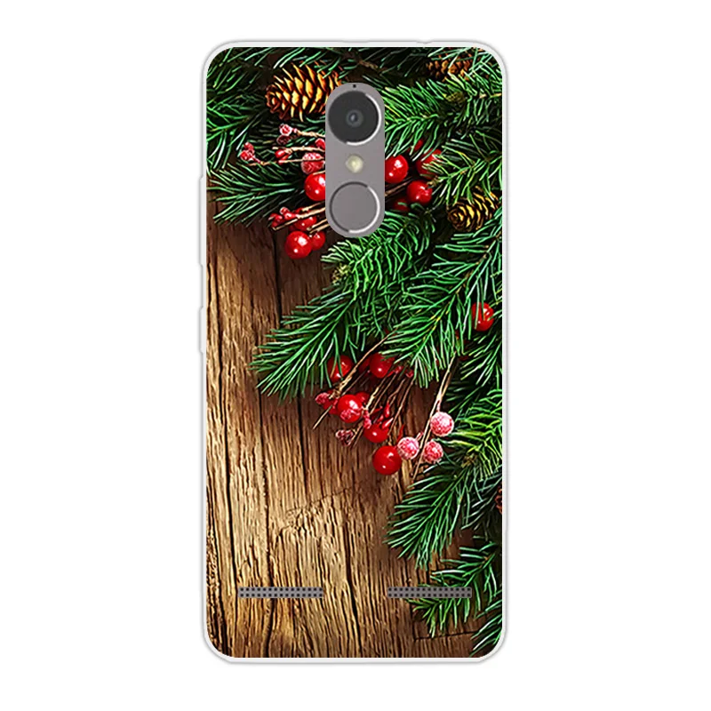 Силиконовый чехол для lenovo K6 power Fundas для lenovo K6 power 5,0 ''дизайн для рождественского сезона чехол для телефона для lenovo Vibe K6 Fundas - Цвет: 30