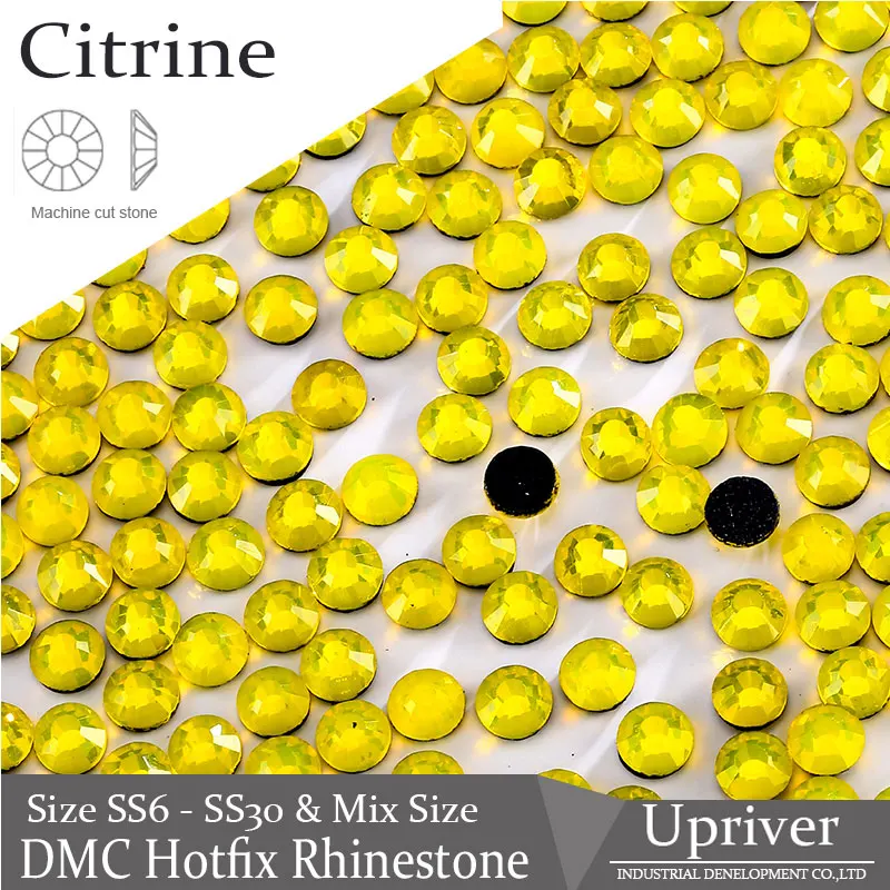 1440 шт. прозрачные стразы лимонно желтого цвета для горячего сверления аксессуары