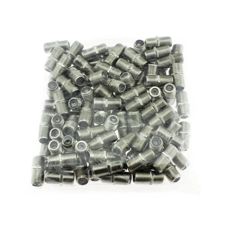 100PCS Imperial standard Female to Female F Connector TV Cable Coaxial cable
