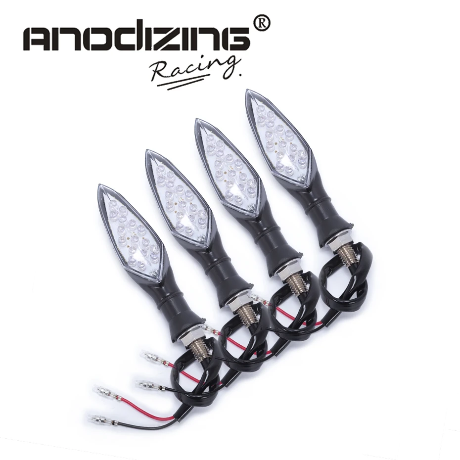 Универсальный светодиодный светильник мигалка для мотоцикла 12 В лампа супер