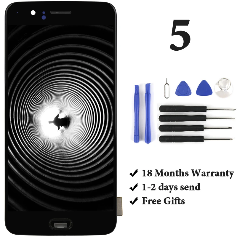 

OEM For Oneplus 5 A5000 LCD Touch Screen Assembly Replacement With Frame For Onep Five 5 A5000 Display LCD 1+ With Tool OLED