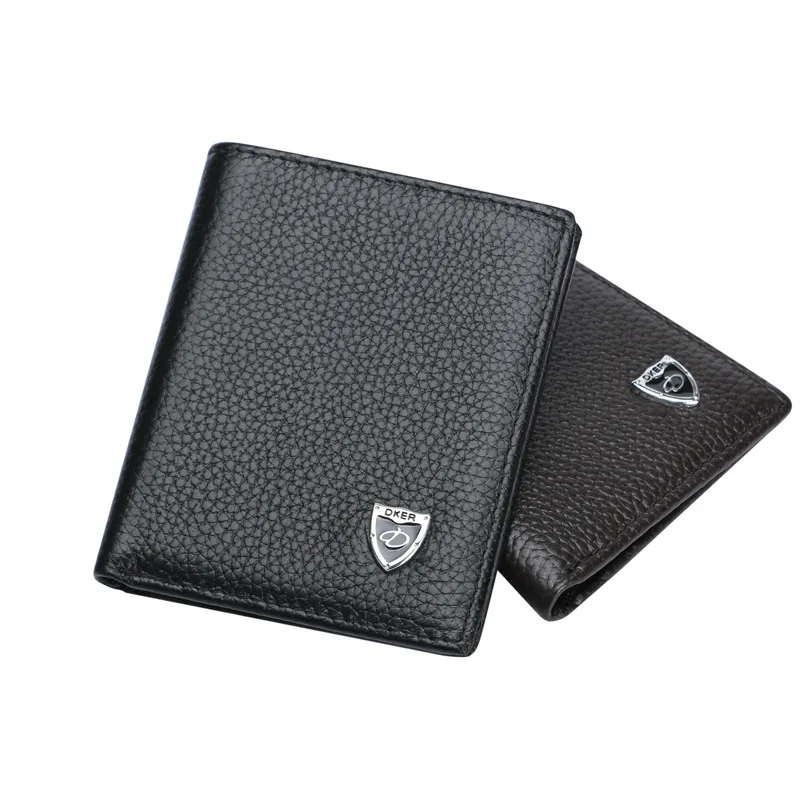 Мини-кошелек из натуральной кожи мужские кошельки вертикальный маленький