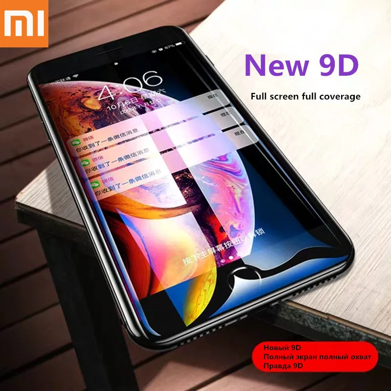 9D закаленное стекло для Xiaomi Redmi Note 6 Pro защита экрана Xio mi A2 Lite стекло на Pocophone F1 5 Plus 6A 8 Lite Max 3 S2