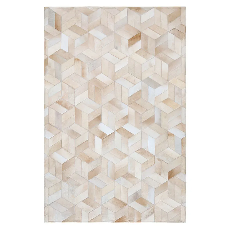 Роскошный кожаный ковер в современном стиле из воловьей кожи | Дом и сад