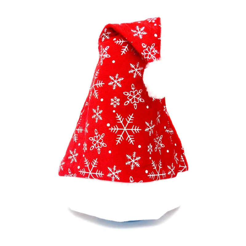 2020 рождественские украшения для взрослых фланелевые шапки с узором в виде