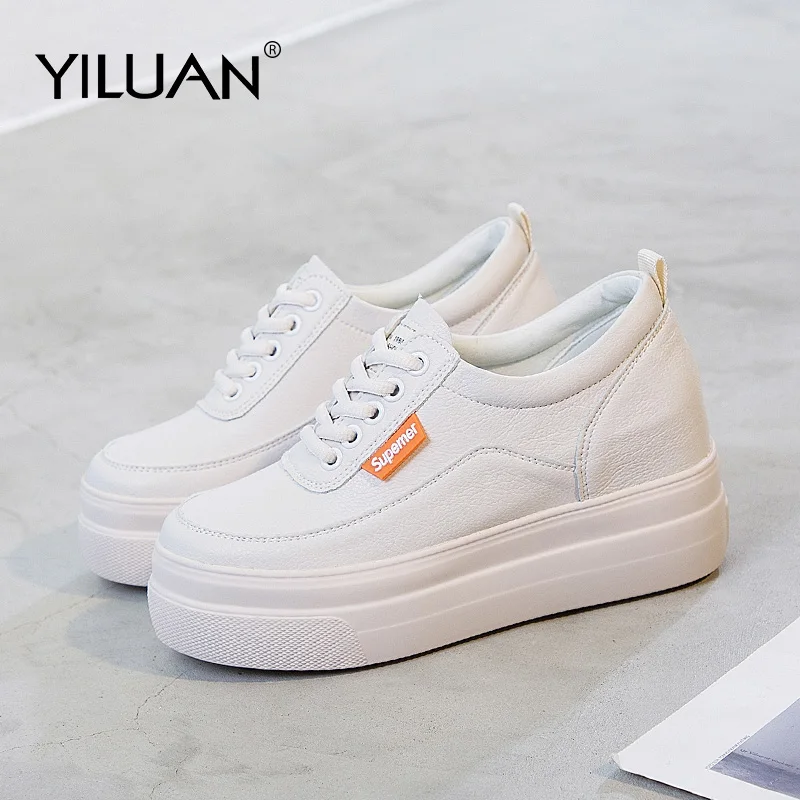 Yiluan 2019 толстая подошва новая модель сезон весна средней школы обувь для