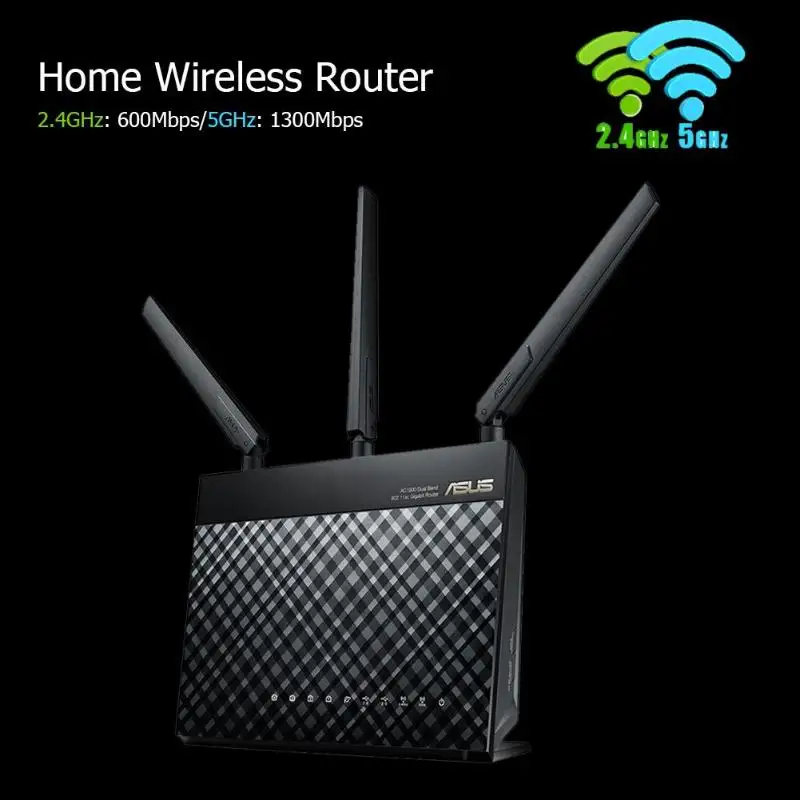 ASUS RT-AC68U 2,4/5G двухдиапазонный Wifi роутер 1900 Мбит/с Wi-Fi сетевой расширитель коммерческий класс безопасности с поддержкой AiMesh