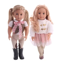free shipping american doll alive ballet dancing horsing doll 18 inch rebornfashion clothes include doll for generation toy
