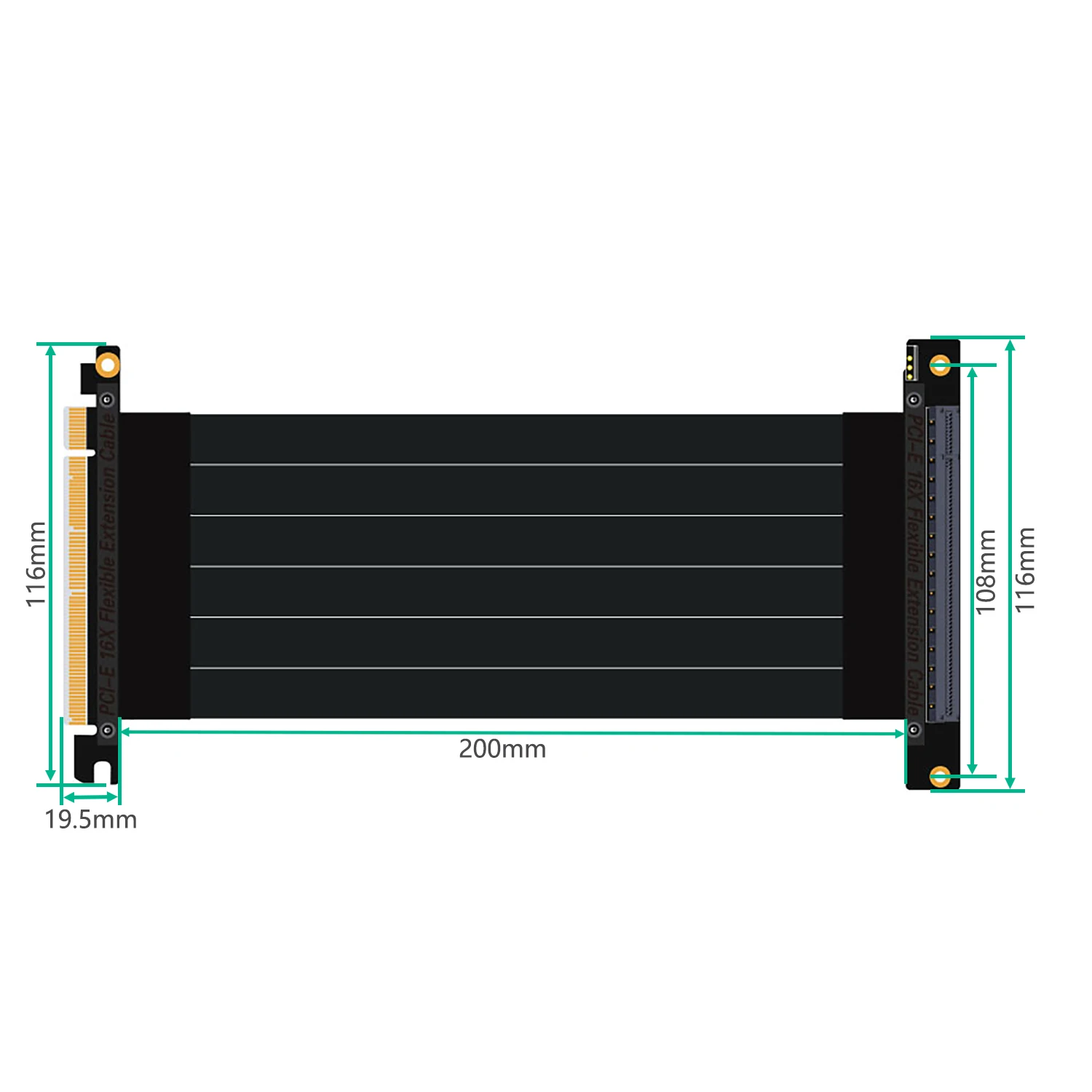 Кронштейн для видеокарты RGB со светодиодной подсветкой и PCI E 3.0 16X переходной