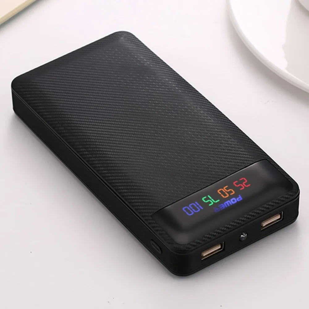 X7 внешний аккумулятор корпус двойной USB цифровой дисплей DIY сварочный внешний аккумулятор комплекты мощность ed от 2 шт 606090 полимерных батарей