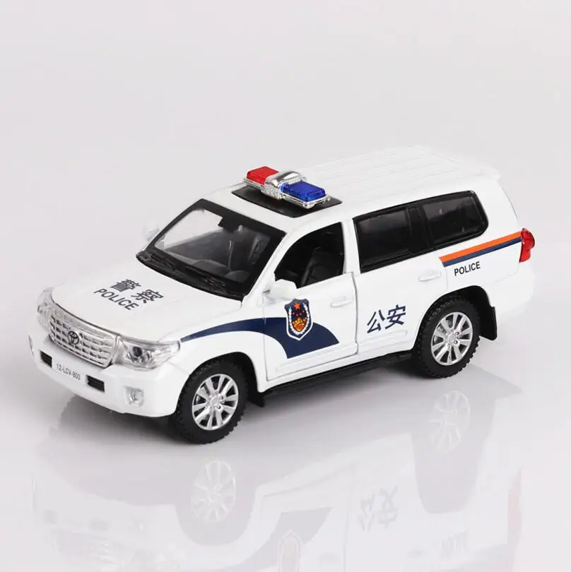 Игрушечный автомобиль полиция TOYOTA LAND CRUISER Коллекция игрушечных автомобилей