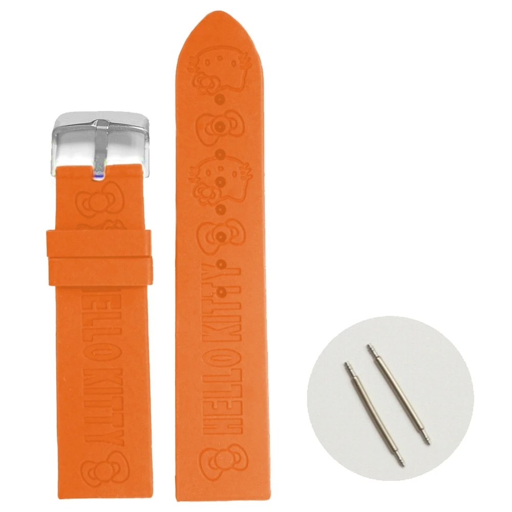 24 мм оранжевый цвет красивый мультяшный Кот смайлик бантик силиконовый