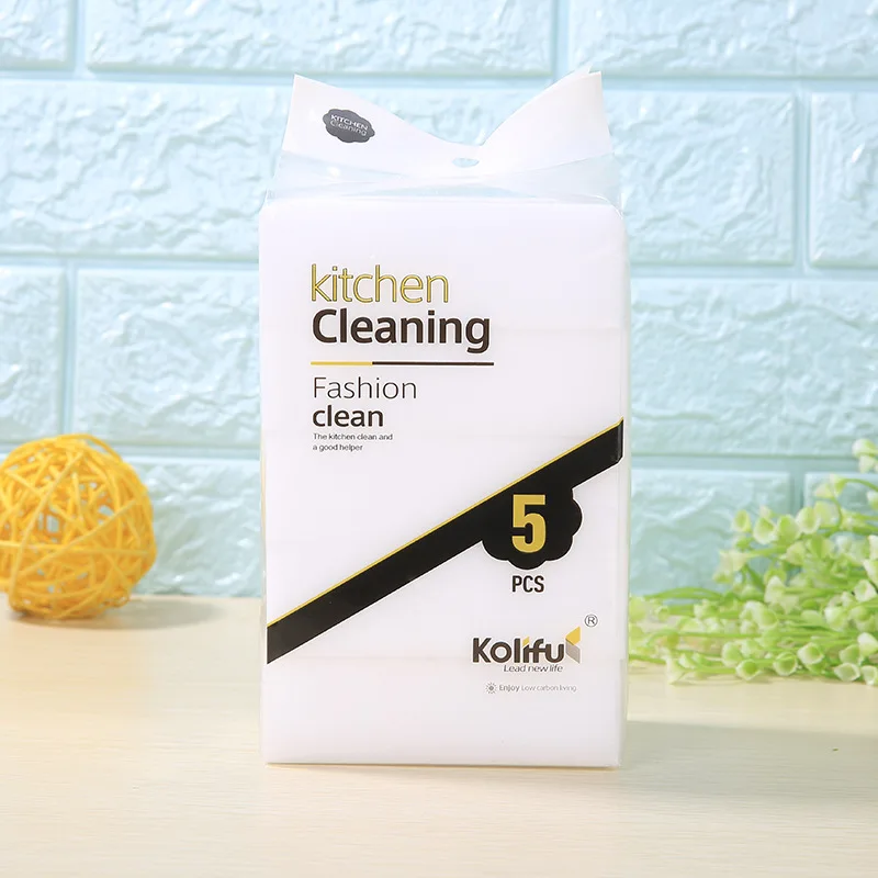 5 шт./упак. Волшебная нано губка кухонная чистая чистящая ткань Губка для мытья