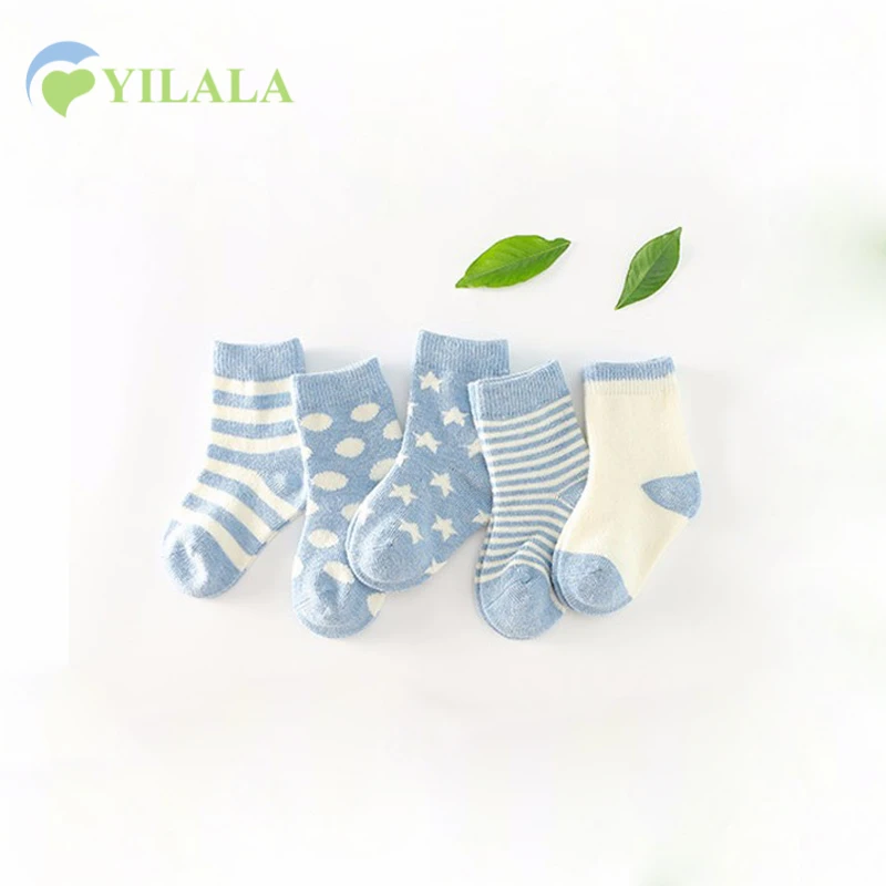 5 пар/лот милые звезды дети мягкие хлопковые носки для девочек весна осень