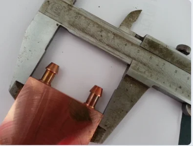 Pure Copper 55*55*10mm Water Block Flat out water/water cooled heat exchangers computer CPU refrigerator adapt cooling-head Pure Copper 55*55*10mm Water Block Flat out water/water cooled heat exchangers computer CPU refrigerator adapt cooling-head