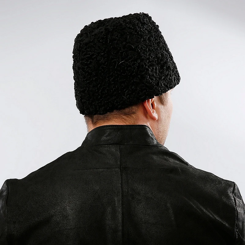 Мужские шапки из натуральной овечьей шерсти от бренда Frence, мужские шапки Leifeng для холодной зимы, новинка, повседневные мужские меховые шапки из овечьей шерсти