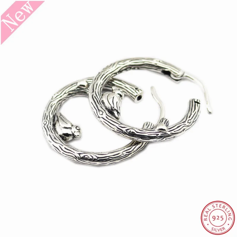 Новинка красивые весенние серьги кольца Songbird для женщин серебро 925 пробы